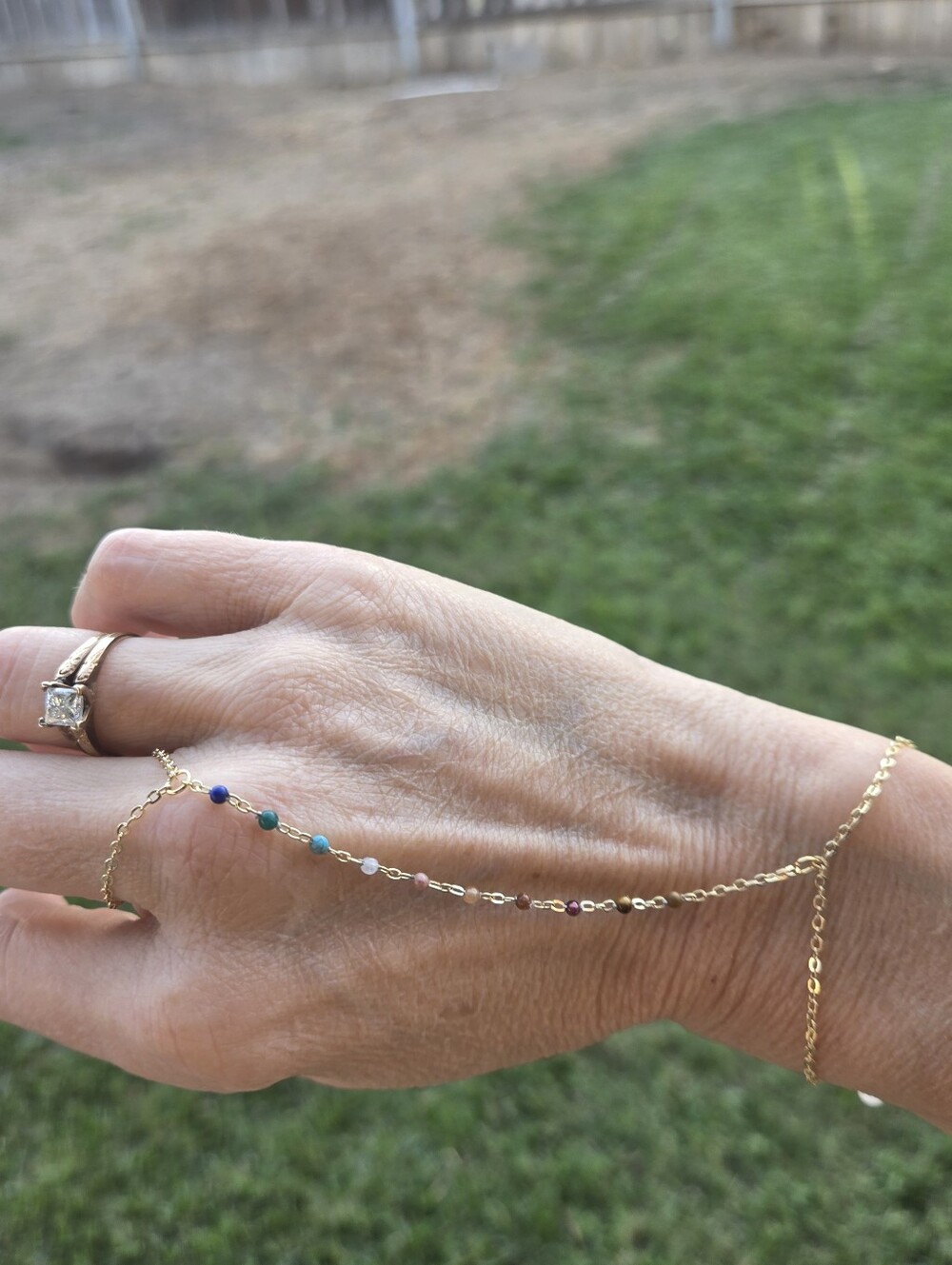 New Lotus and Luna Hand Chain